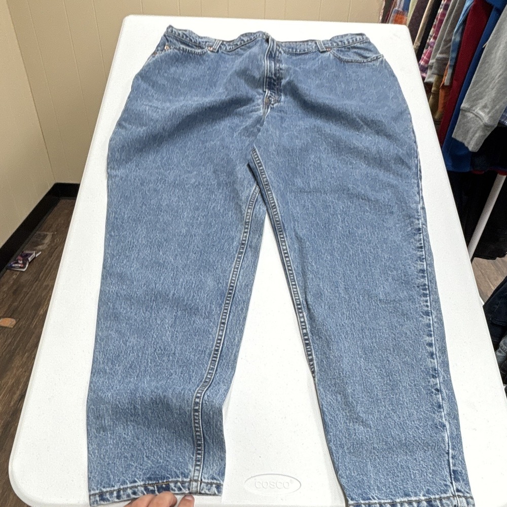 Vintage Levi's522 Women's 90s Tapered Jeans Blue Medium  Cotton Mid Rise sz 24